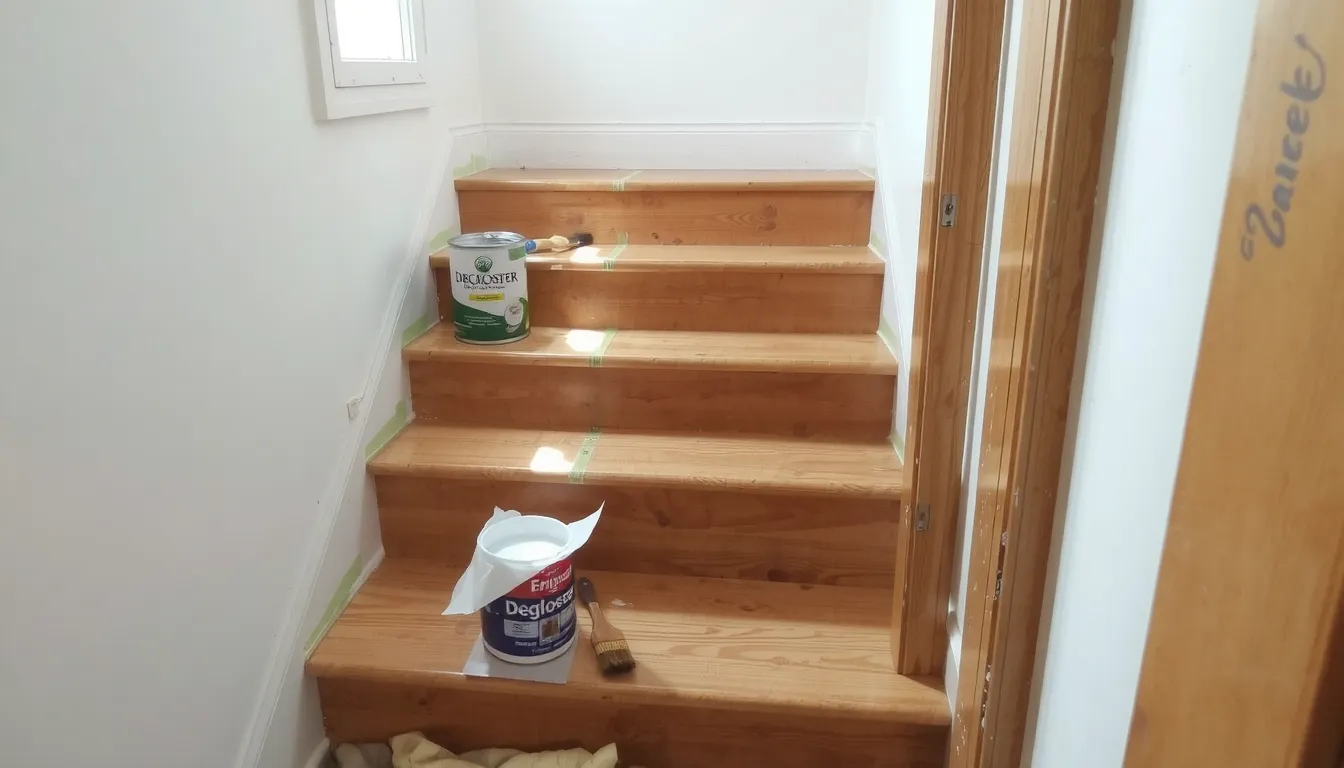 rénover escalier bois sans poncer